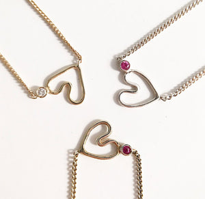 "Forever" Heart Necklace