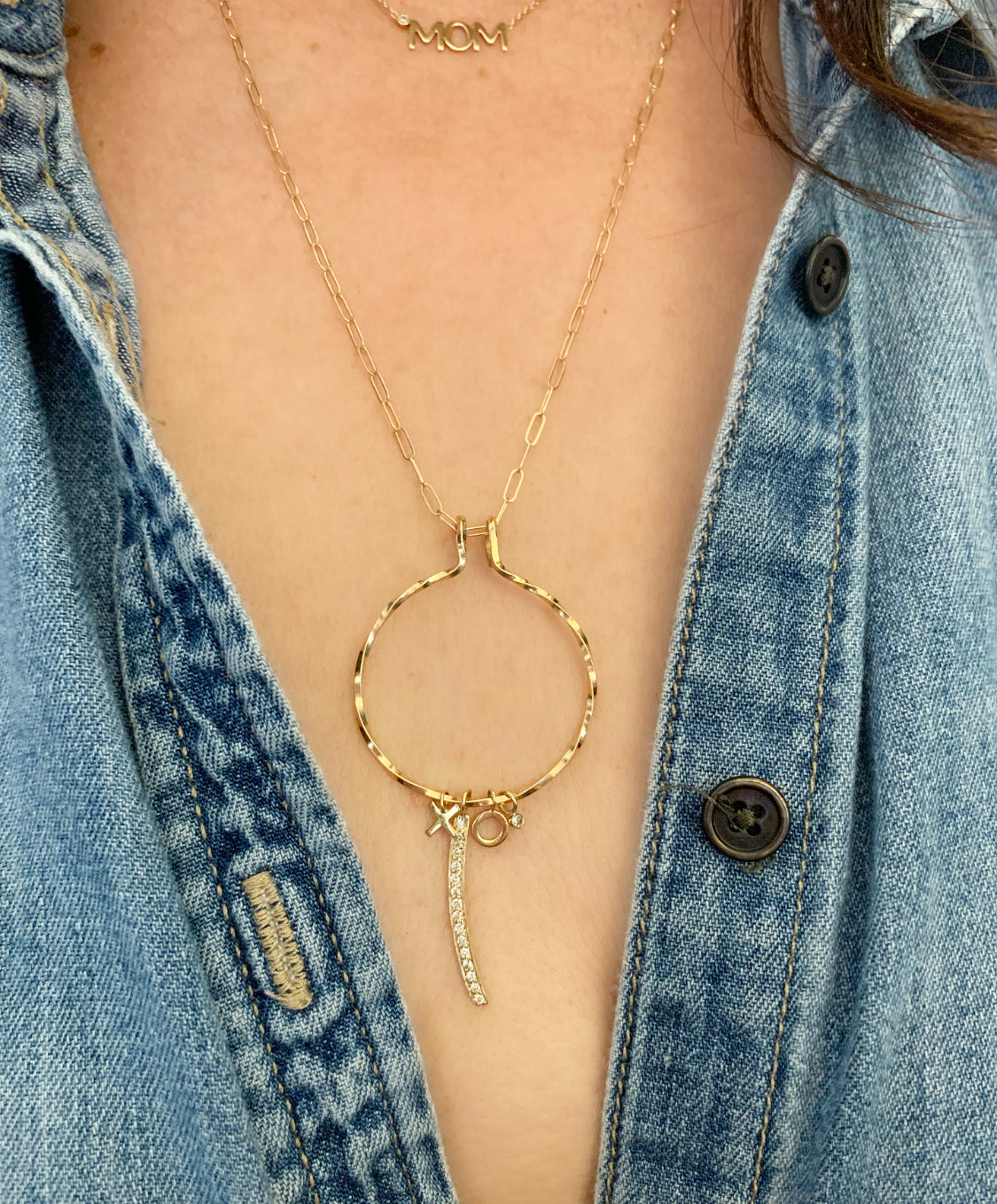 Charm Holder Necklace