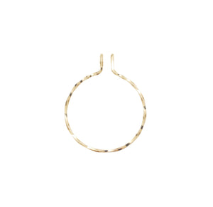 14K Yellow Gold Charm Holder