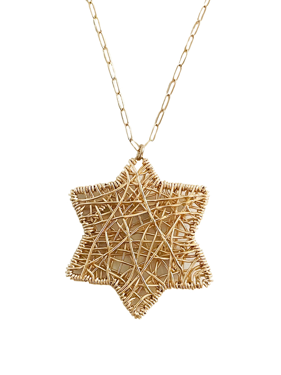 Signature Hand Twisted Wire Star of David