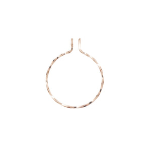 14K Rose Gold Charm Holder