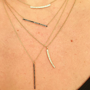 "Horizontal" Black Diamond Bar