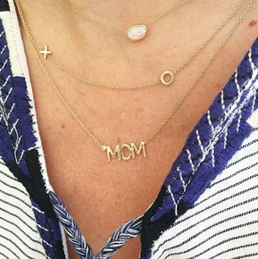 Mini X O Necklace
