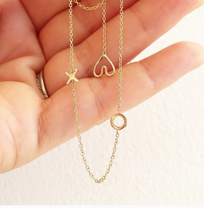 Mini X O Necklace