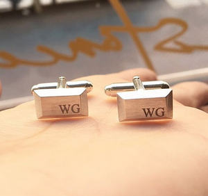 Rectangle Pyramid Cufflinks