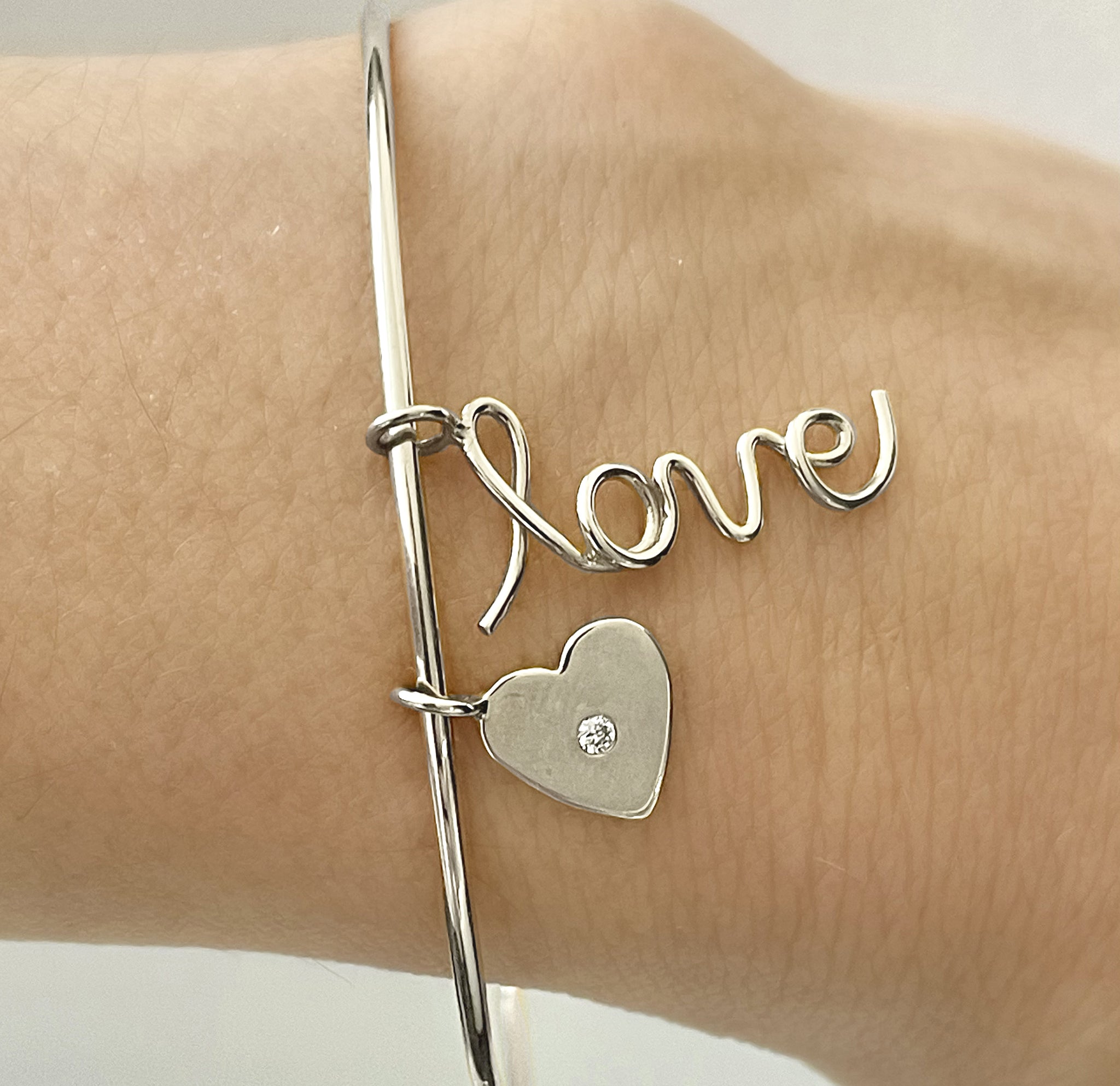 Perfectly Imperfect Heart Chain Bracelet